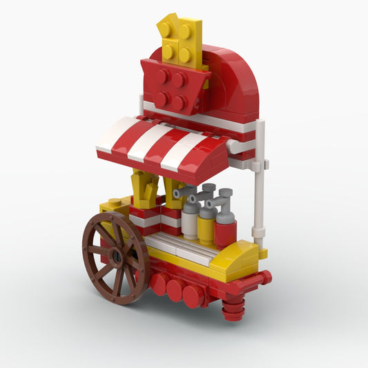 Fries Cart - 93 Pieces Building Set