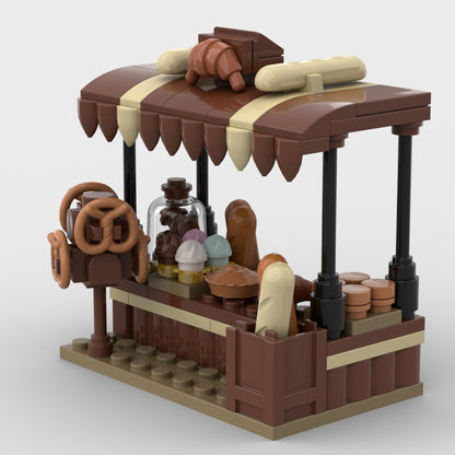 Bakery Stand - 108 Pieces Building Set