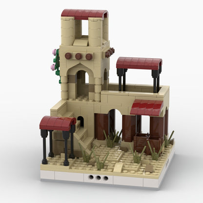 Desert House - 379 Pieces Modular Building Set