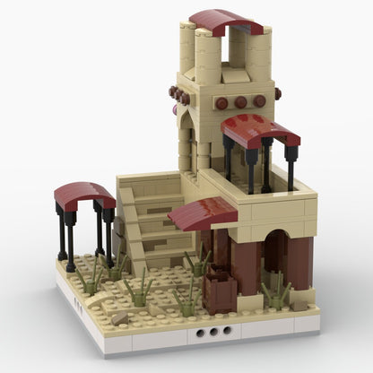 Desert House - 379 Pieces Modular Building Set