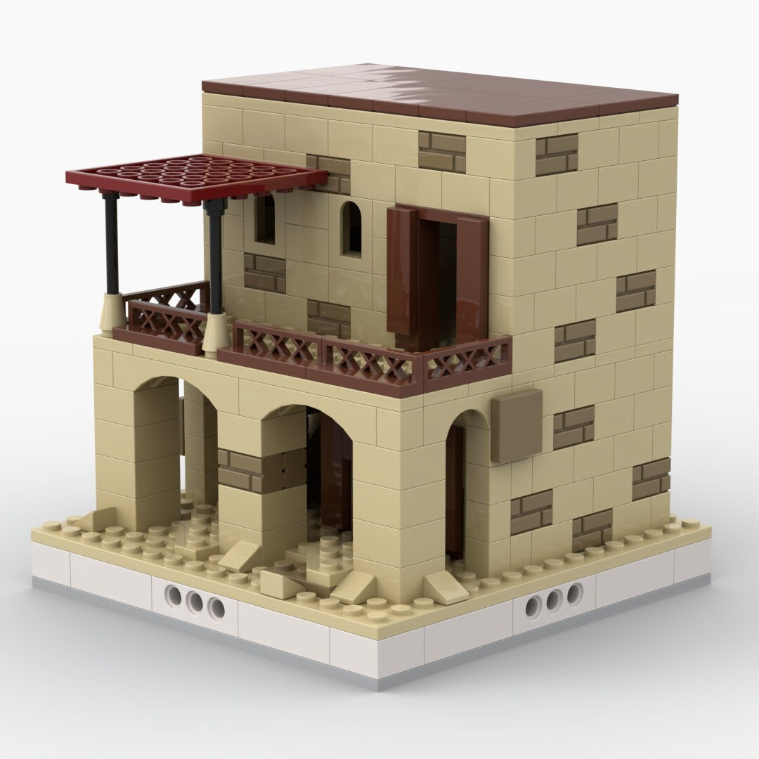 Desert Village House - 336 Pieces Building Set