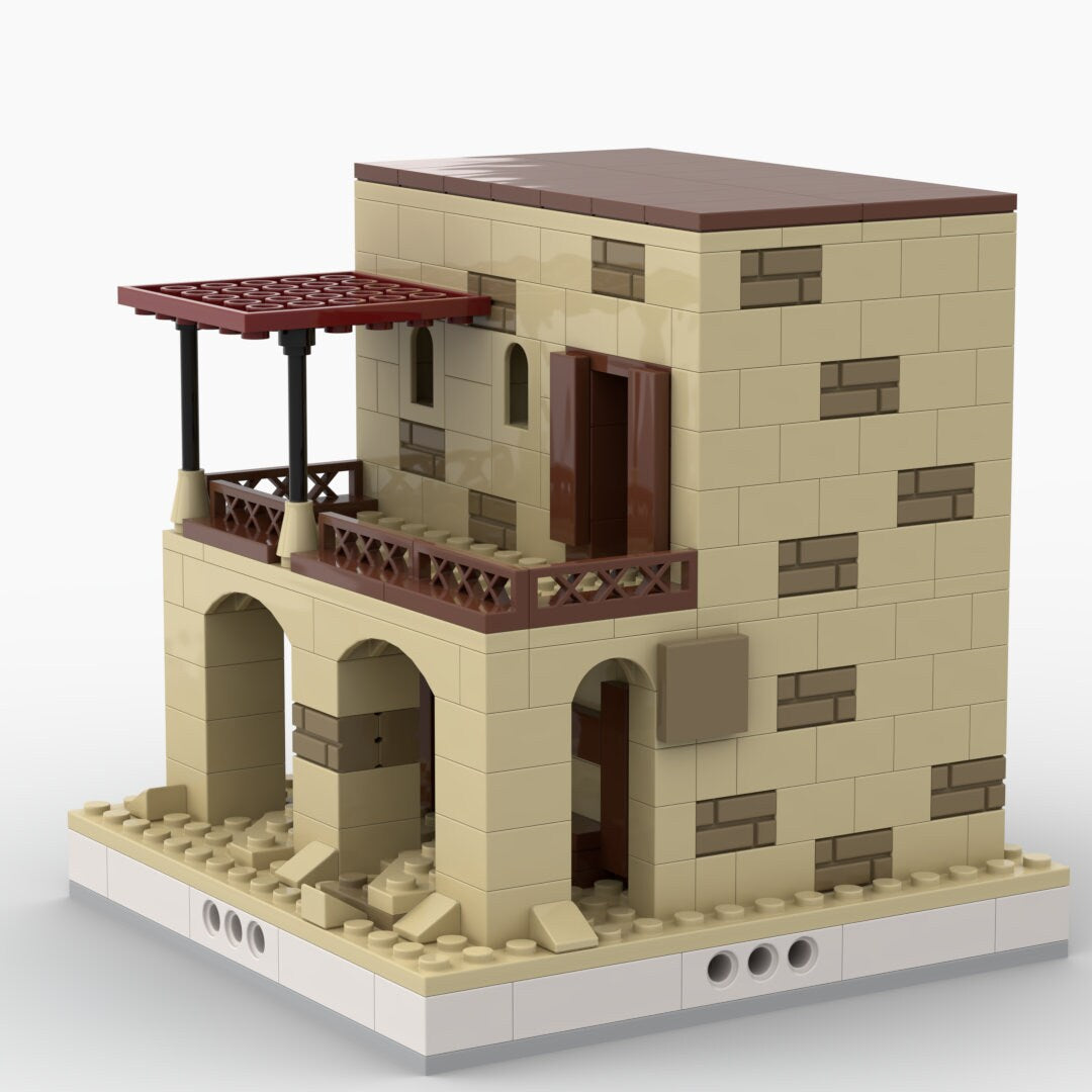 Desert Village House - 336 Pieces Building Set