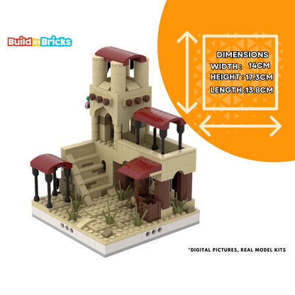 Desert House - 379 Pieces Modular Building Set