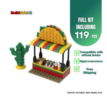 Tacos Stand - 119 Pieces Building Set