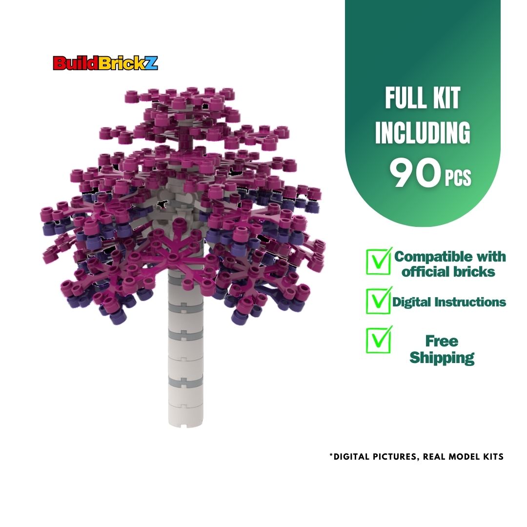 Purple Tree - 90 Pieces Building Set